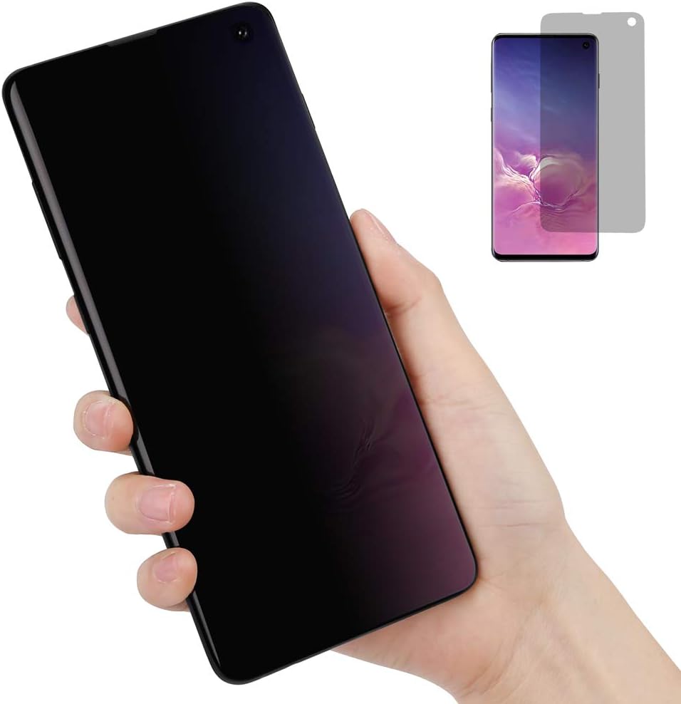 (2 Pack) ATOQUA Privacy Screen Protector Soft TPU Material, Anti Glare/Spy HD Film for Galaxy S8+ 6.2"