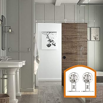 Amazon Com Milano Modern Stainless Steel Interior Sliding Barn