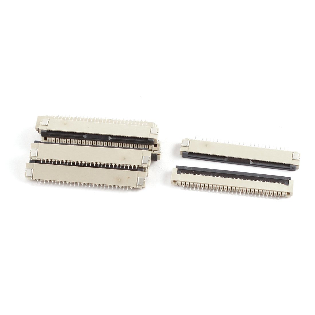 sourcing map Clamshell Type Bottom Port 26Pin 1.0mm Pitch FFC FPC Connector 10Pcs