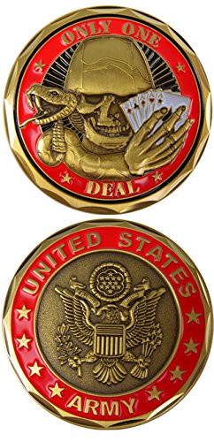 United States Army Only One Deal Double Sided Collectible Military Challenge Coin