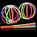Myamy Glow Sticks Bulk 200 8'' Glowsticks 466Pcs 7 Colours for Kids Connectors Bracelets Necklaces Balls Glasses Butterfly Headbands Rings Spray Glow in The Dark Light Up Toys Party Favors
