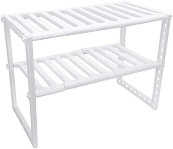 Estante organizador de cocina ajustable extraíble para debajo del