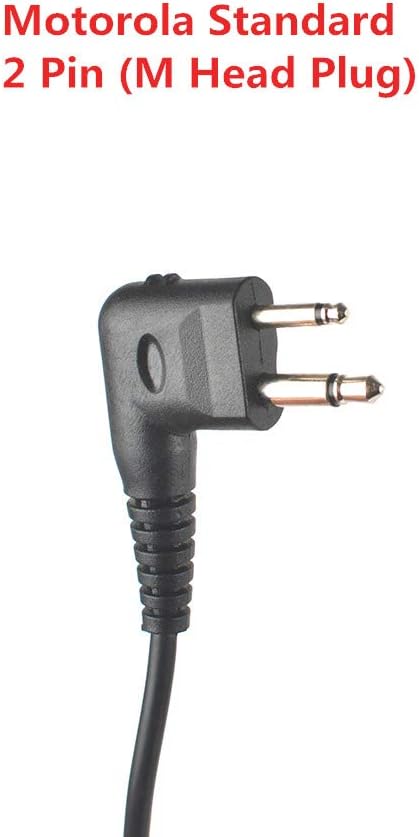 HYS D-Ring Walkie Talkie Headset Compatible with Motorola CP040 CP140 GP300 CLS1110 Two Way Radio - Image 4