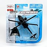 Sikorsky UH-60 Black Hawk Four-Bladed Medium-Lift Utility Helicopter * Tailwinds * 2011 Maisto Fresh Metal Series Die-Cast Airplane Collection