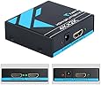 4K HDMI Splitter, Takya 1x2 HDMI Splitter Ver 1.4 Certified for 4k x 2K & 3D Support (One Input To Two Outputs)