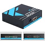 4K HDMI Splitter, Takya 1x2 HDMI Splitter Ver 1.4 Certified for 4k x 2K & 3D Support (One Input To Two Outputs)