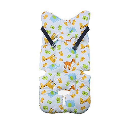 Topwon 3D Organic Cotton Keep Cool & Warm Baby Stroller Seat Liners / Car Seaet Cushion (A)