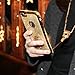 Cute iPhone 6s Plus Case, Cute iPhone 6 Plus Case, Glitter Luxury Bling Diamond Rhinestone Bumper with Ring Grip Kickstand Protective Thin Girly Gold iPhone 6s Plus/ 6 Plus Case for Women Girl - Gold