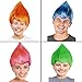 Colorful Trolls Wig Troll Wig Treasure Trolls Wig Trolls Costume Troll Costume