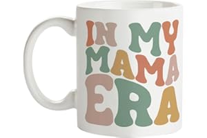 Fatbaby Mom Gifts Coffee Mug, Mothers Day Gifts for New Mom Pregnant Expecting Mama to Be, in My Mama Era Tea Cup 11oz
