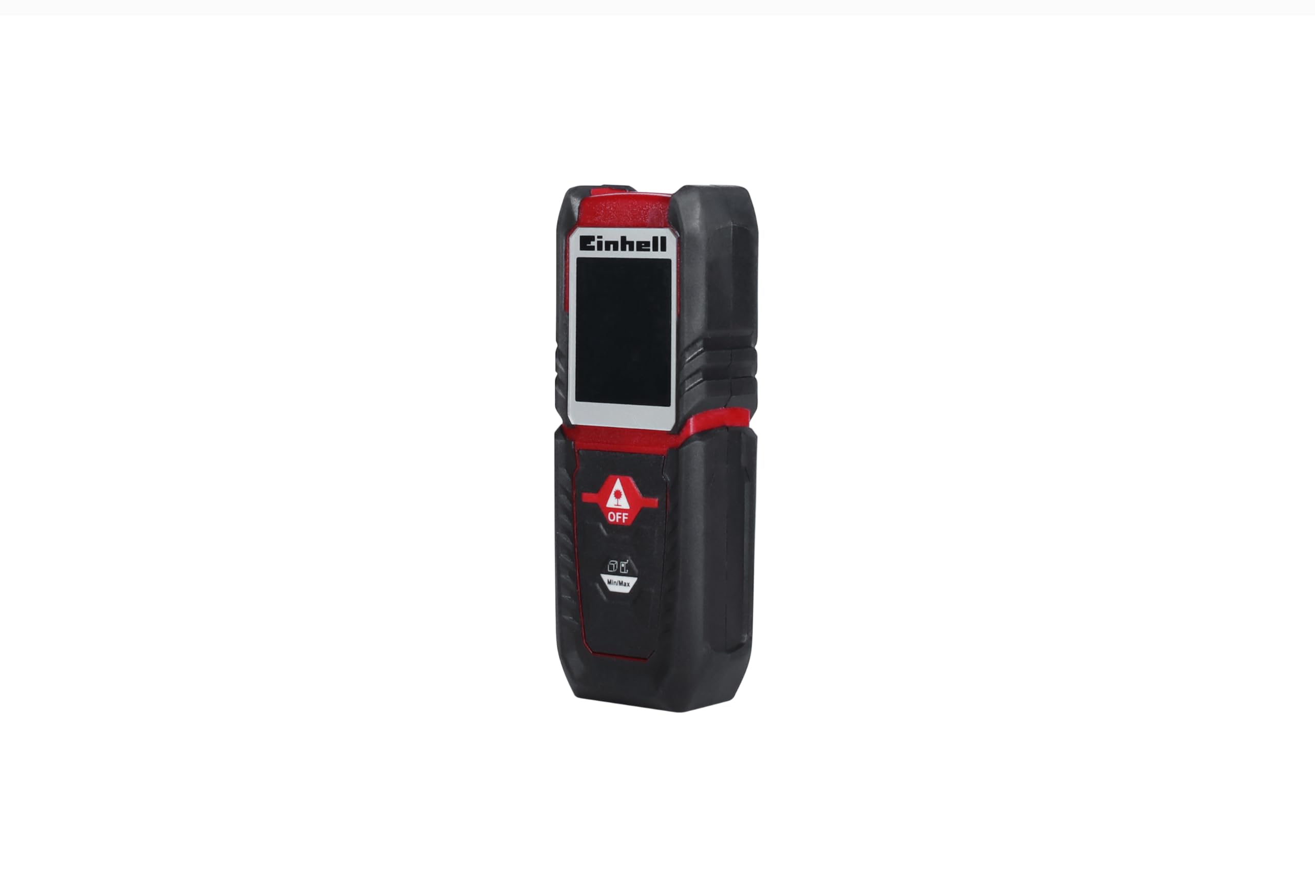 Einhell 2270080 TC-LD 50 Laser Measure Device | Digital Distance Tape Meter, Tool For Measurement Of Lengths, Areas and Volumes With Pitch Function For Measuring Spacings | Includes Storage Case, Red, 12.0 cm*5.2 cm*2.5 cm