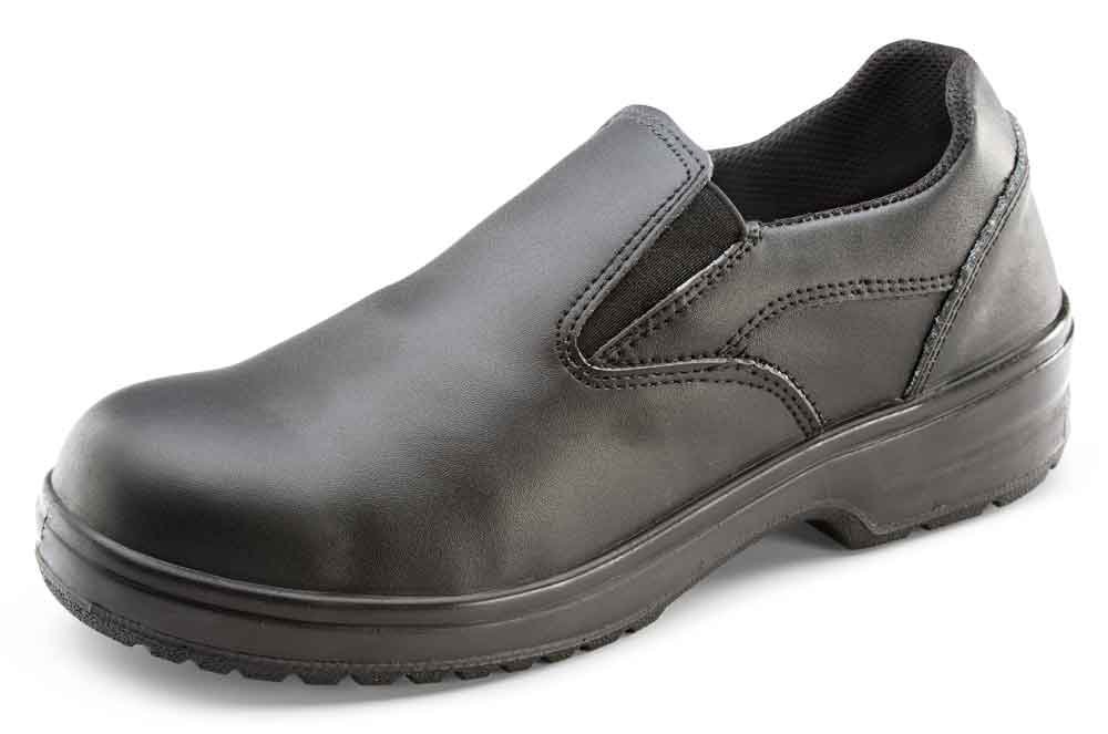 LADIES SLIP ON SHOE BLACK 37/04