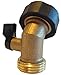 World’s Best Garden Hose Heavy-Duty Solid Brass Angle Water Shut-Off Valve