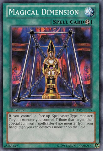 Yu-Gi-Oh! - Magical Dimension (LCYW-EN075) - Legendary Collection 3: Yugi's World - 1st Edition - Common