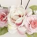 DreamLily Baby Girls Flower Crown Spring Bunny Headband Woodland Floral Head Piece for Toddler BB14 (Pink)