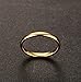 THREE KEYS JEWELRY Womens Tungsten Carbide Unisex Wedding Bands Rings In Gold for Women 2mm Comfort Fit Vintage Size 7