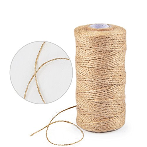 image for StarSide 310 Feet Nature Jute Twine, Best Arts and Crafts Jute Rope In