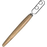 Sourdough Starter Stirring Hook and Dough Whisk | Improve the Mixing Standard Of Your Starter For Better Baking Results | Up Your Sourdough Starter Game | New England Sourdough Starter Co. (13 inches)