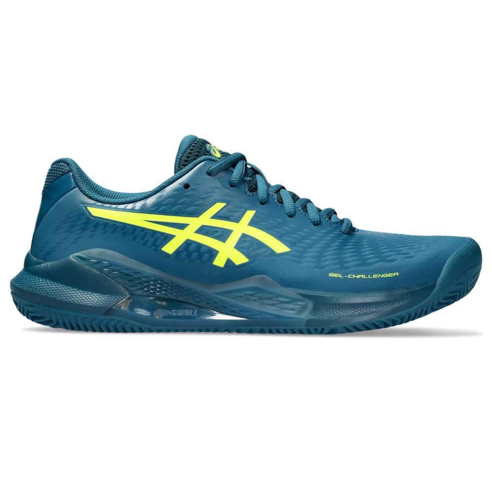 ASICS Men's Sneaker, Restful Teal Safety Yellow, 14