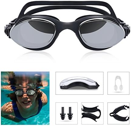 HiHiLL Swimming Goggles - Goggles, Adult Swim Goggles, Anti-Fog
