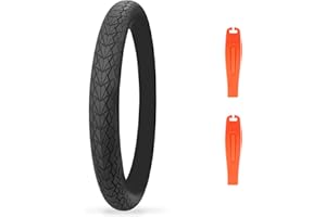 ZUKKA Bike Tire 20x1.75/20x2.125/24x1.75/26x1.75/27.5x1.75 Inch Replacement Bike Tire for Mountain Bike Cruiser Bike