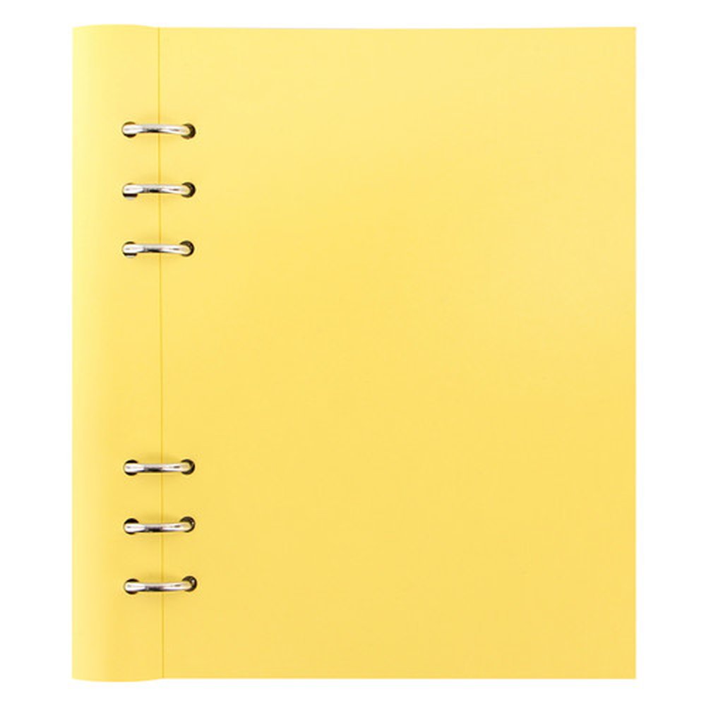 Filofax Clipbook Classic Pastels A5 notebook - lemon