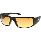 X-Loop HD Active Frame Sports Wrap Sunglasses (Matte Black)