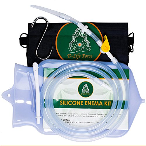The Most Complete Enema Kit by DLifeForce™, Includes 2Qt Clear