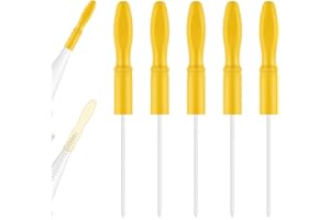 Gisafai 5 Pcs Caulk Tube Caps Reusable Caulk Saver Tube Sealer Caps Finishing Tool for Sealing and Preserving Open Universal Prevent Drying (Yellow)