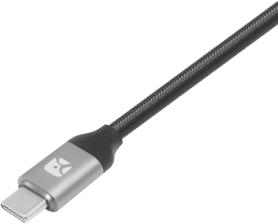 Meenova Ultra Type-C to Type-C USB 3.1 Gen-2 Cable (10Gbps, 100W PD Charging, e-Marker), Thunderbolt 3 40Gbps, Black 3.3’ (1m)