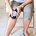 AZMED Breathable and Adjustable Ice Wrap with Hot and Cold 6 Inch Reusable Ice Bag Pack for Hot and Cold Therapy - Black Color