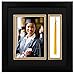 Golden State Art - 10x10 Black Shadow Box Frame - 5x7 Photo - Tassel - Double Mat (Black Over Gold) - Square - Sawtooth Hanger - Wall Mount - Real Glass - Graduation Theme