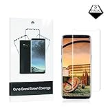 Galaxy S8 Screen Protector [3-Pack],Fitquipment PET 3D coverage HD Clear Anti-Scratch Anti-Fingerprint,Ultra-Clear Screen Protector for Samsung Galaxy S8.