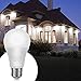 Smart Sensor LED Bulb, Haofy 7W Dusk to Dawn Light Bulb Built-in Photosensor Detection with Auto Switch Outdoor/Indoor Lamp for Porch Patio Garage Basement Hallway(E26/E27,600lum,Cool White,2pack)
