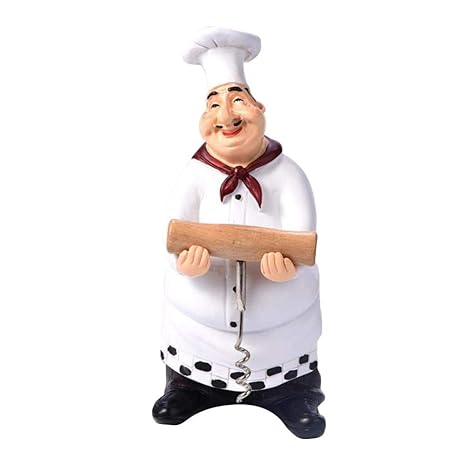 Buy Foonee Fat Italian Chef Figurines Resin Chef Kitchen Decor