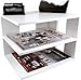 Victor W1120 Pure White Corner Shelf