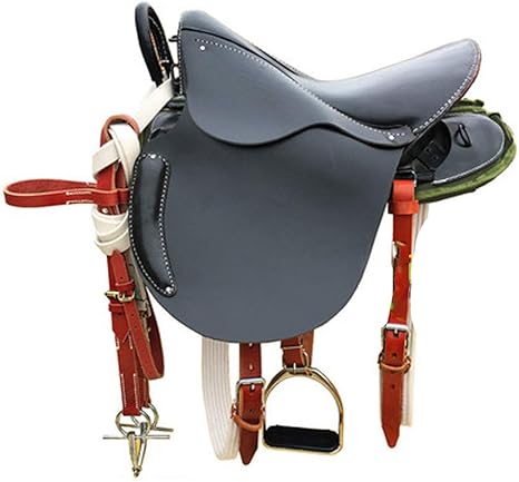 Amazon Co Jp サドルセット馬サドルレーシングサドル馬装備スツールサドルムーブメントサドル乗馬用クロスカントリークッション固体耐久性安全手すり Dark Brown ホーム キッチン