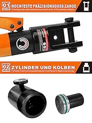 AMZCNC 16 Ton Hydraulic Wire Crimper Battery Cable