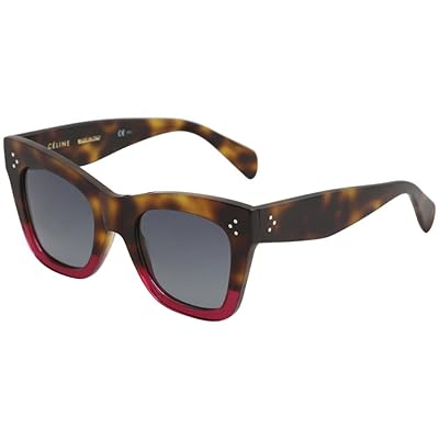 Celine CL41090S Square Sunglasses in Havana/Fuchsia Tunisia Ubuy