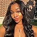 Miss Flower Lace Front Human Hair Wigs for Black Women 13x6 9A Body Wave Lace Front Wigs Human Hair Pre Plucked With Baby Hair 14inch