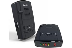 BELESH Radar Detector X/K/Ka Band & Laser Detection, detectable Police Speed Trap Detectors for Cars LaserEye and False Alert Filtering S360 (KARADAR)