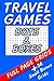 Travel Games- Dots and Boxes: Blank grids, car trip games, 6