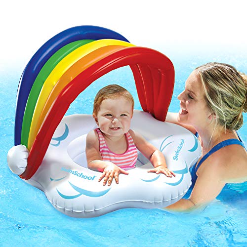 SwimSchool Rainbow Baby’s First Pool Float Baby Floaties