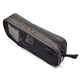 Case Star ® Quality Nylon Slim Travel Organizer Carrying Zipper Bag Case Organizer for Notebook Laptop Macbook Chromebook Mpow® Bluetooth Wireless In-Car FM Receiver Adaptor USB Charging HDMI VGA Line In/Out Cable OTG Cord (Brown Mesh Bag)