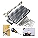 21PCS Pin Vise,Drillpro Twist Drill Bit Set Semi-Automatic Driving Drill Bit Wood Walnut Drilling Tool 0.3mm-1.6mm.