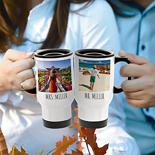 Personalized Travel Mugs with Picture Custom Travel Mug with Photo