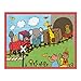 Mudpuppy On the Train Pouch Puzzle for Ages 2 to 4 – 12-Piece Puzzle Shows Animals on the Train Illustrations, 11” x 14”