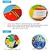 LALABABY Toys Soft Cotton Arts Cloth Ball Multicolored Sensory Rattle Bell Ball