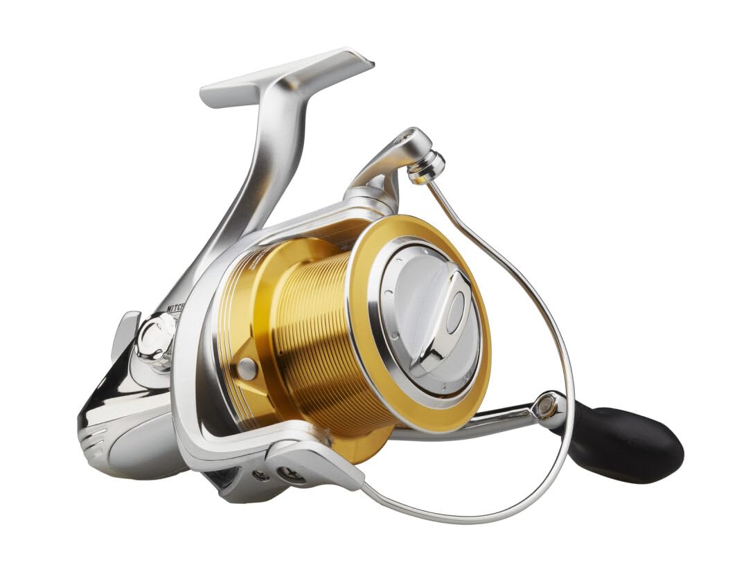Mitchell MX Surf Reel, Fishing Reel, Spinning Reels, Sea - Surfcasting Fishing, Surfcasting, Beach, Boat, Shore, Jigging, and All-Round Use Unisex, Silver, 8000