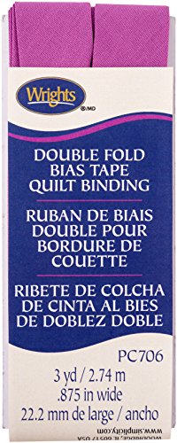Wright Products Wrights Radiant Orchid Double Fold Quilt Binding 7/8 X 3yd